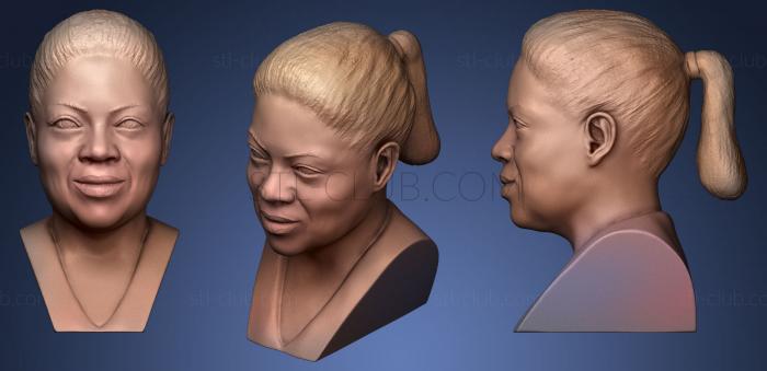 3D model Oprah Winfrey (STL)